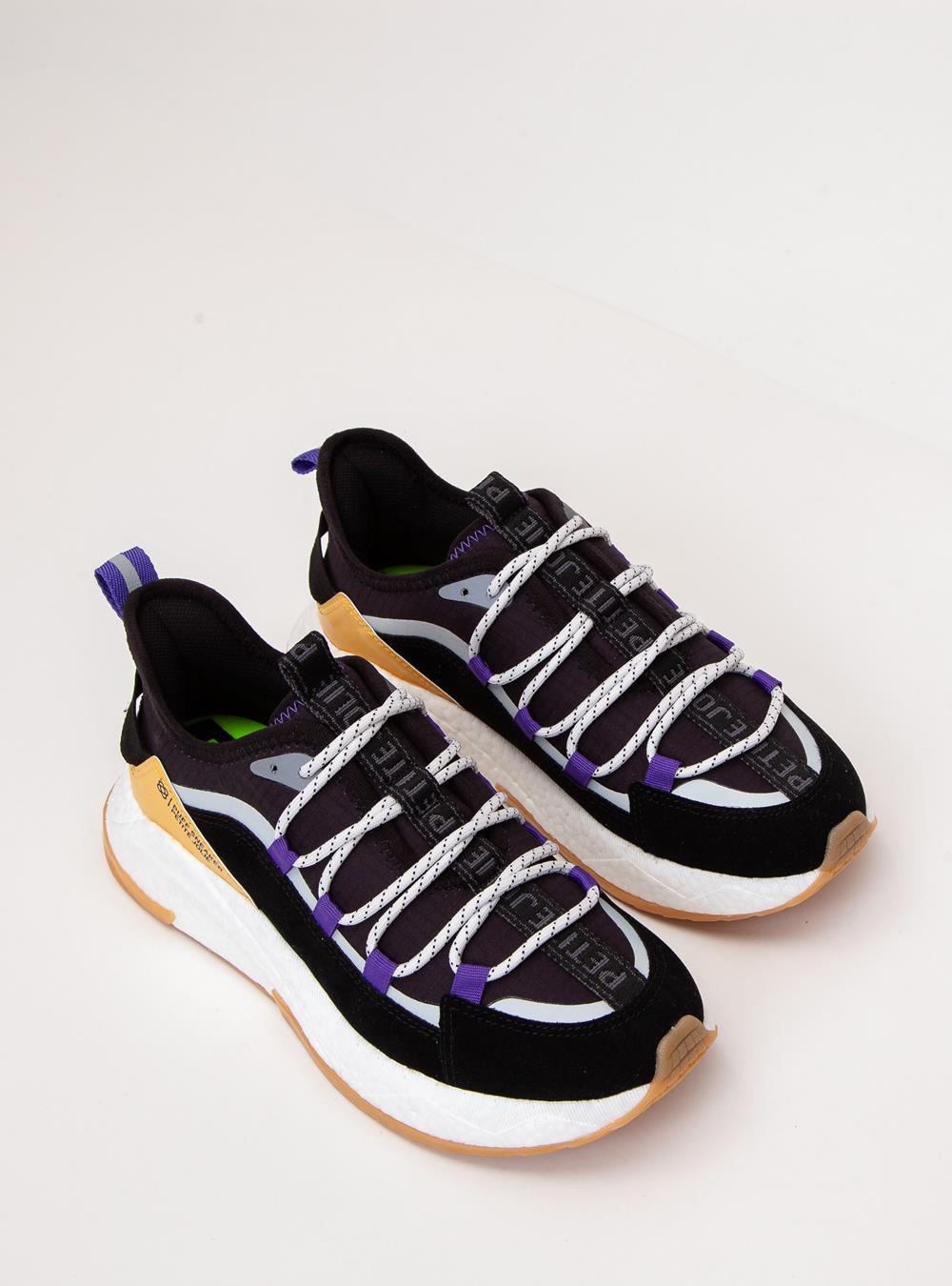 Tênis Petite Jolie Puff Sneaker Preto Multi PJ7757