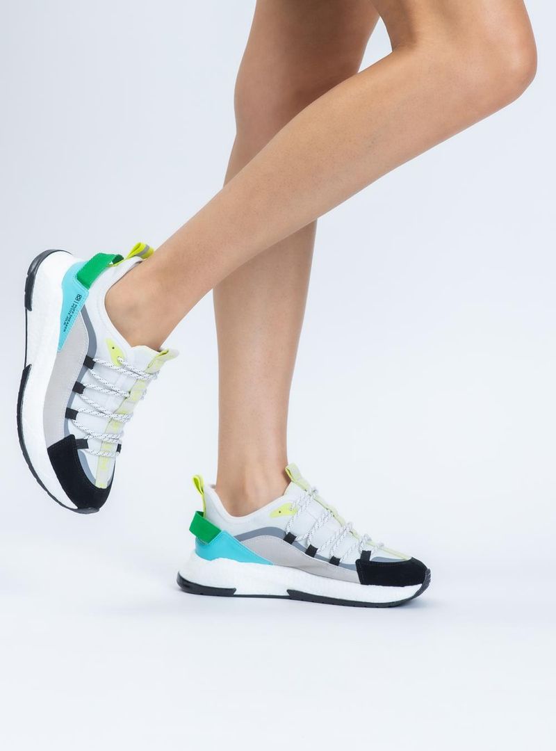 Tênis Petite Jolie Puff Sneaker White Multi 2 PJ7757