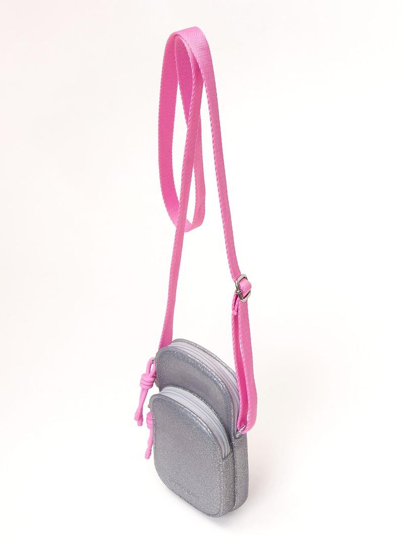 Bolsa Petite Jolie Fervo In Full Glitter Prata PJ11355IN