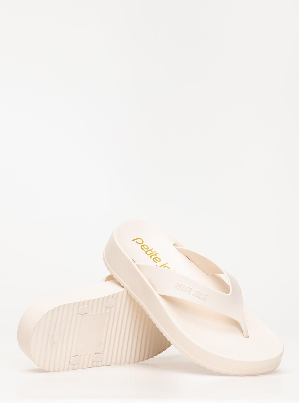Chinelo Petite Jolie Basic Creme PJ6818