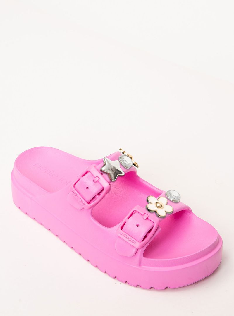 Tamanco Petite Jolie Malibu Chiclete PJ7834