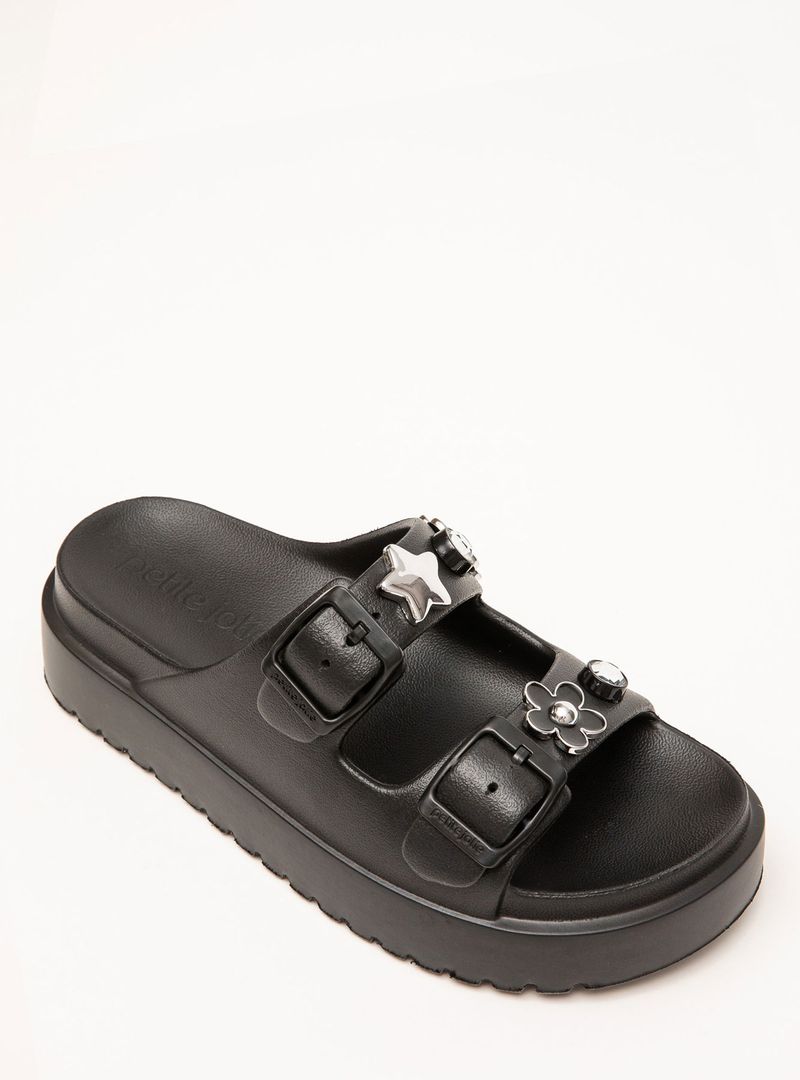 Tamanco Petite Jolie Malibu Preto PJ7834