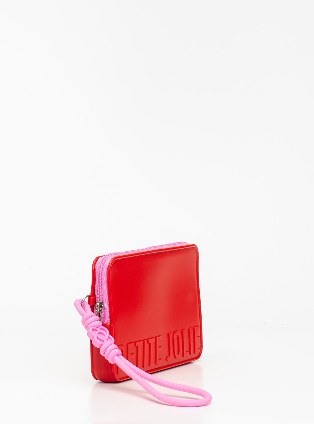 Carteira Petite Jolie Push Tomate/Chiclete PJ20167