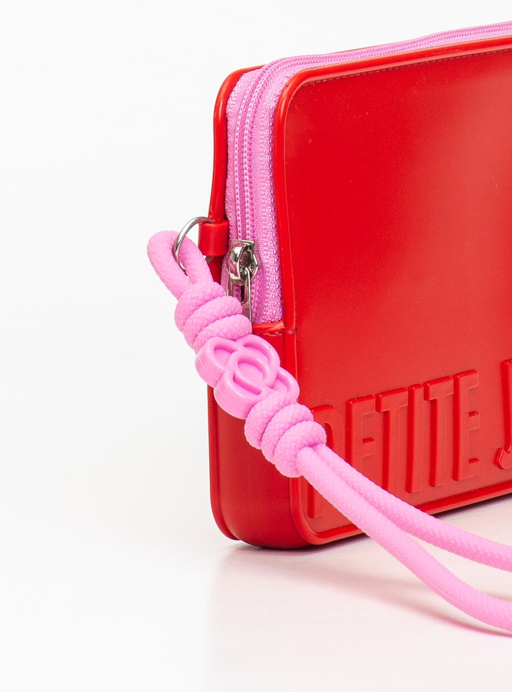 Carteira Petite Jolie Push Tomate/Chiclete PJ20167
