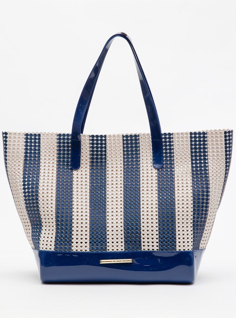 Bolsa Petite Jolie Ibiza White/Dark Blue PJ11286