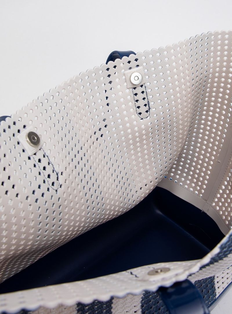 Bolsa Petite Jolie Ibiza White/Dark Blue PJ11286