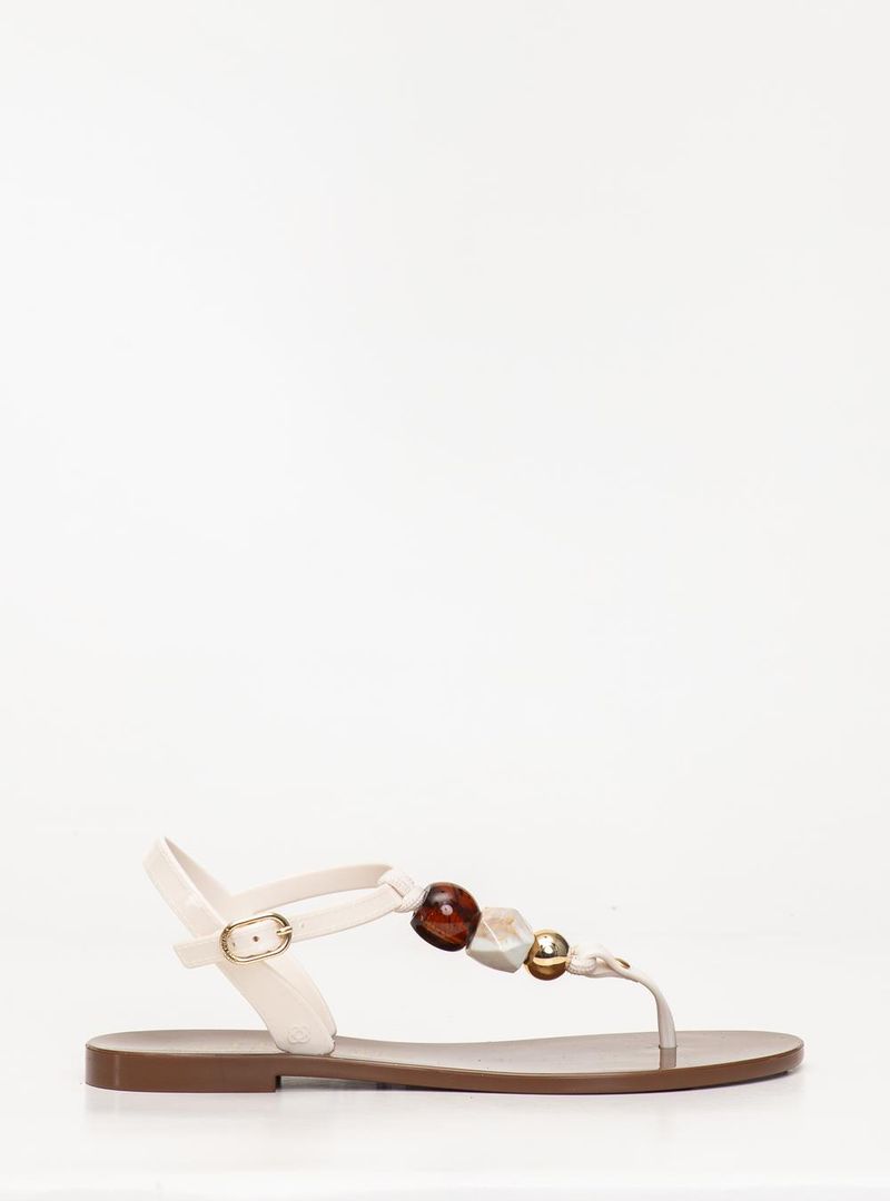 Sandália Petite Jolie Noah II Creme/Chocolate PJ7721