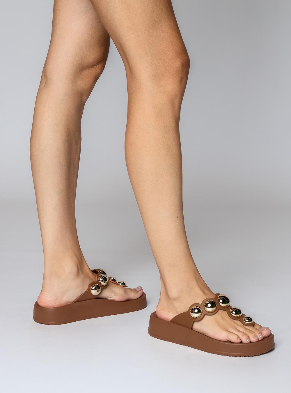 Chinelo Petite Jolie Bold Chocolate PJ7586