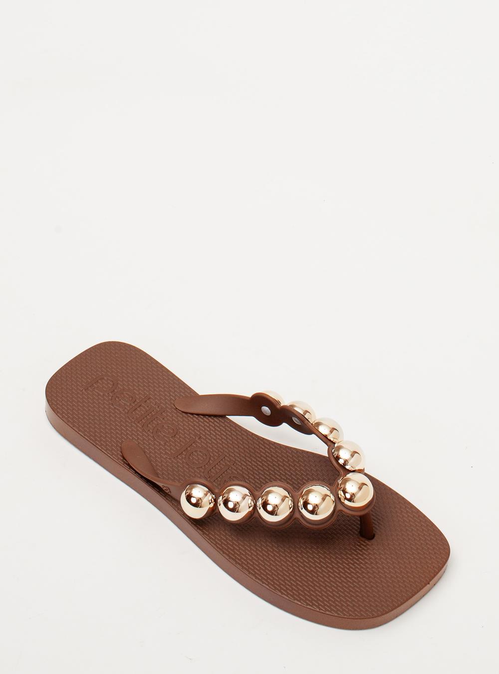 Chinelo Petite Jolie Refresh Bold Chocolate PJ7631