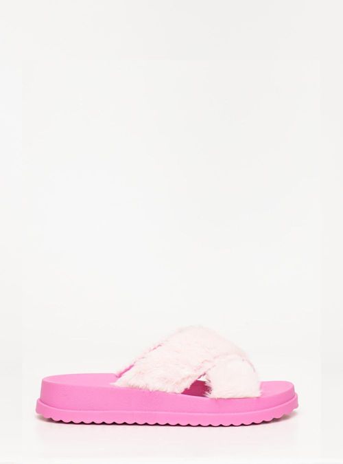 Chinelo Infantil Petite Jolie Smash Fur Chiclete PJ7709IN