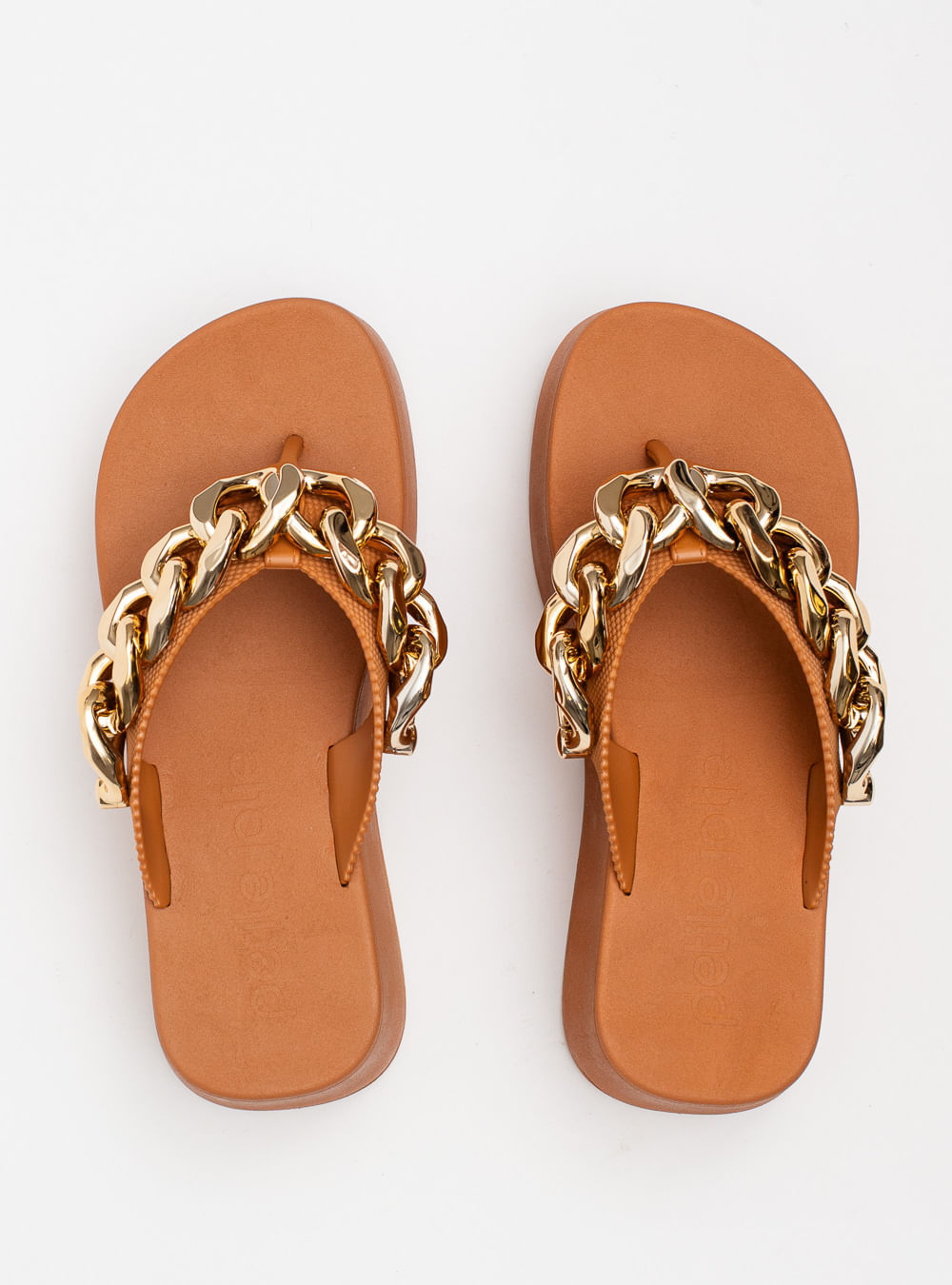 Chinelo Petite Jolie Plus Doce De Leite PJ7350