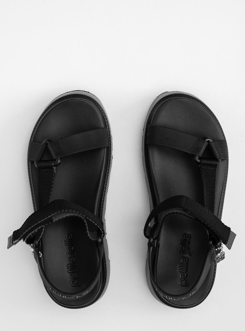 Sandália Petite Jolie Groove Preto PJ7737