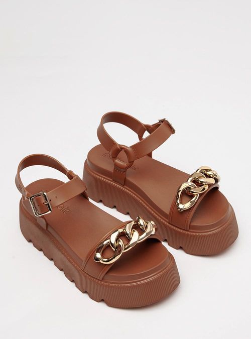 Sandália Petite Jolie Wish Chocolate PJ7583