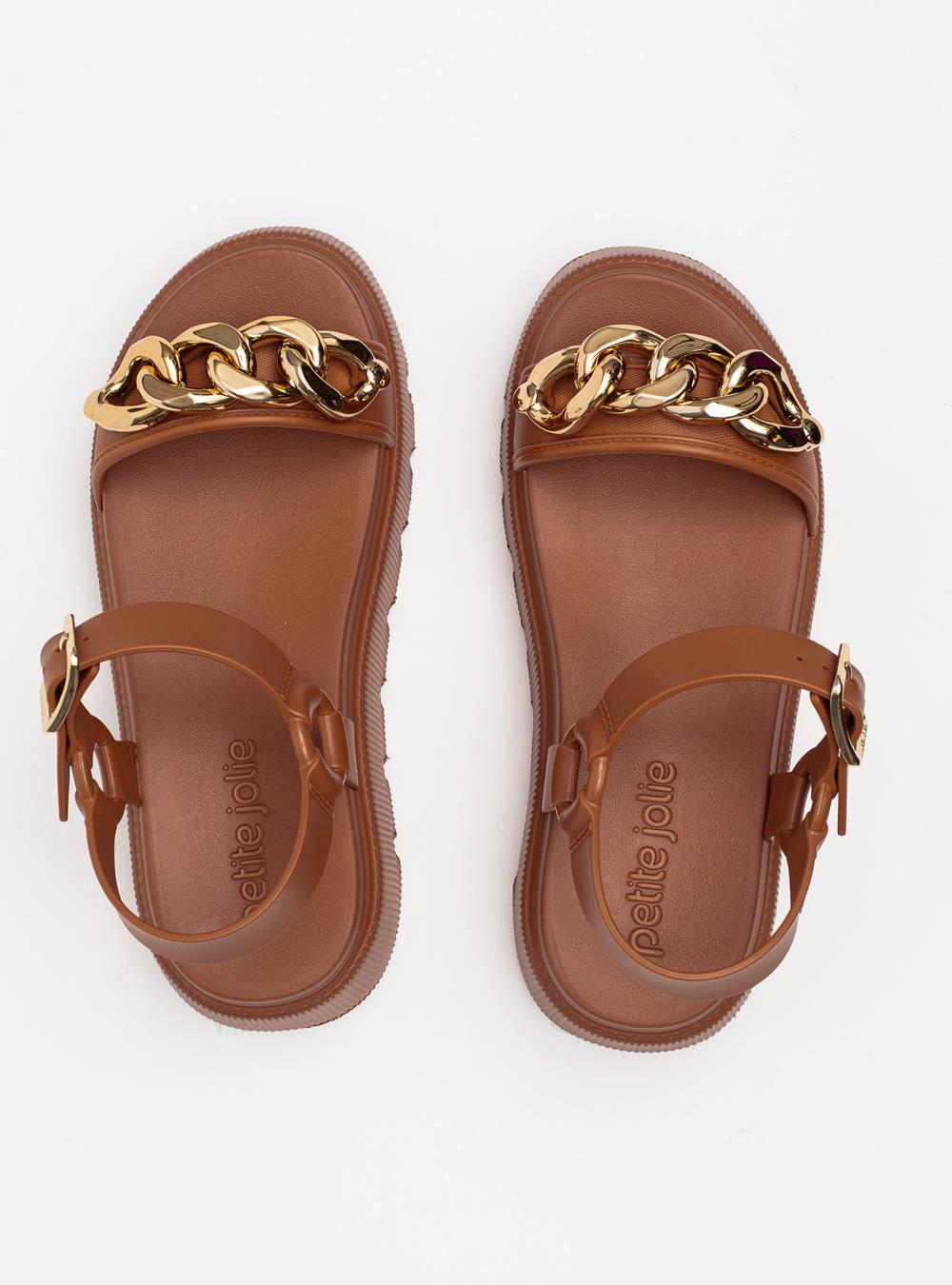 Sandália Petite Jolie Wish Chocolate PJ7583