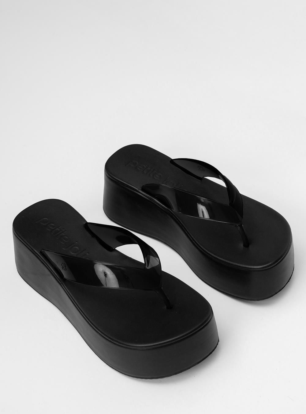 Chinelo Petite Jolie Plus II Preto PJ7703