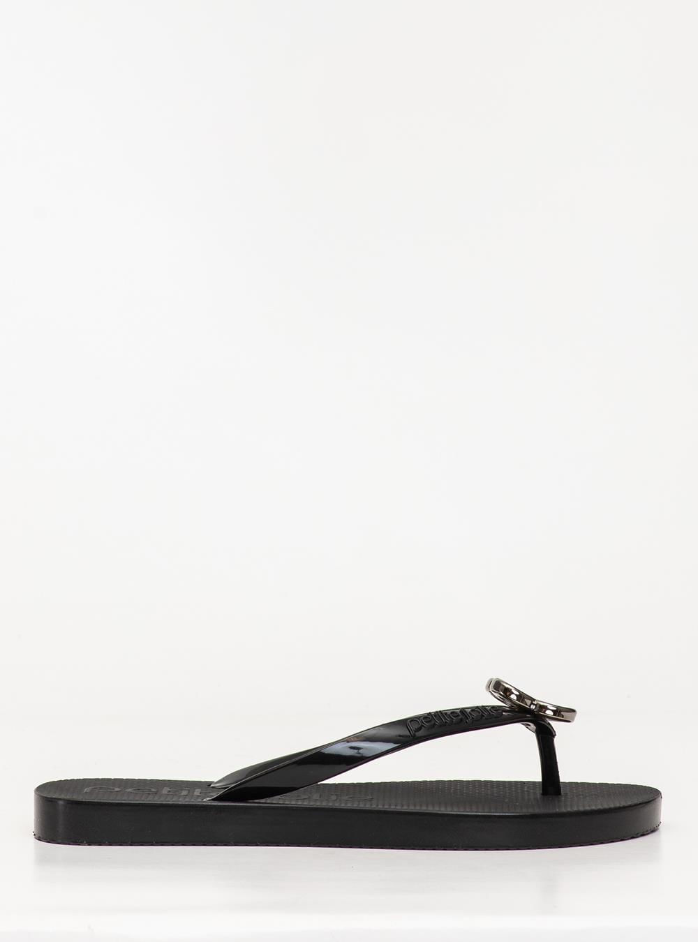 Chinelo Petite Jolie Fresh Preto/Grafite PJ6979
