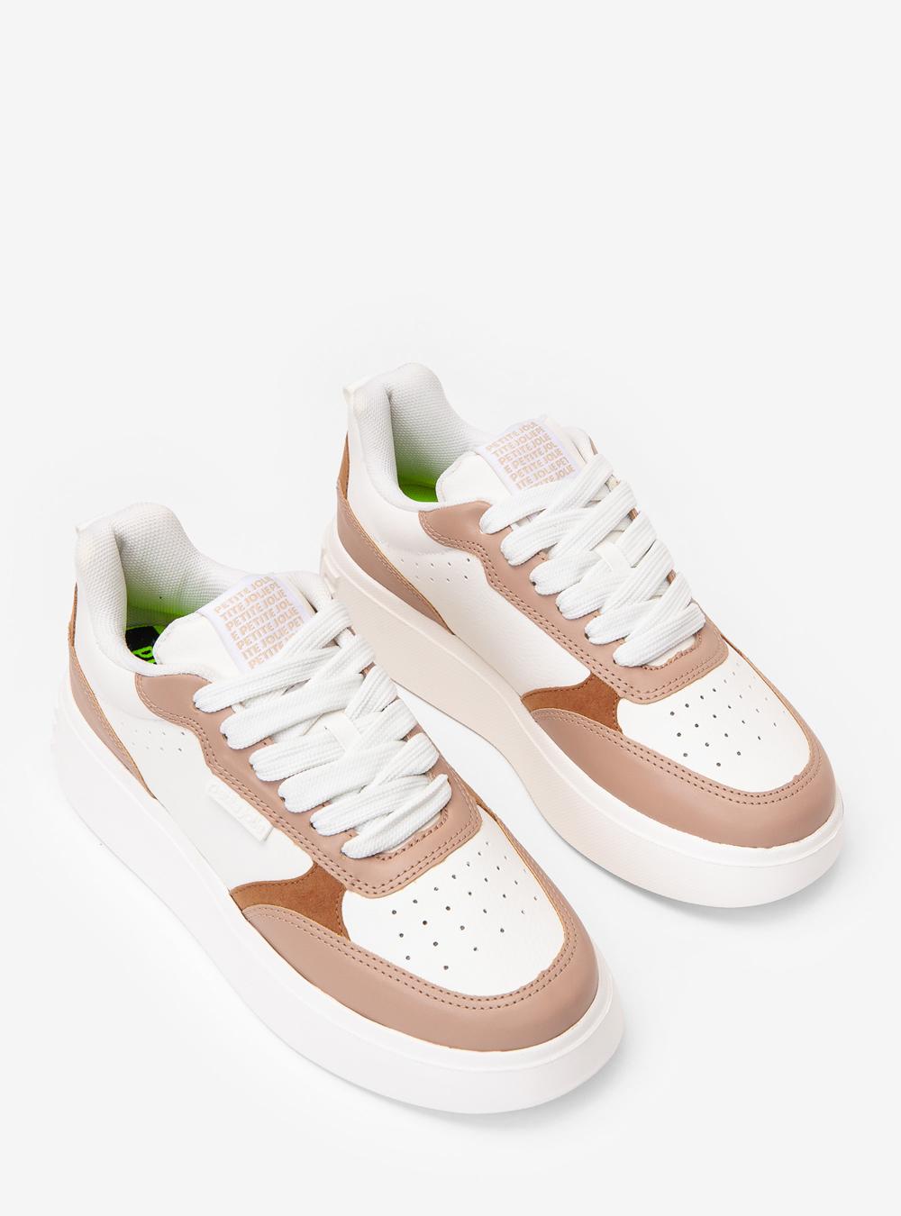 Tênis Petite Jolie Start Branco/Creme PJ7537