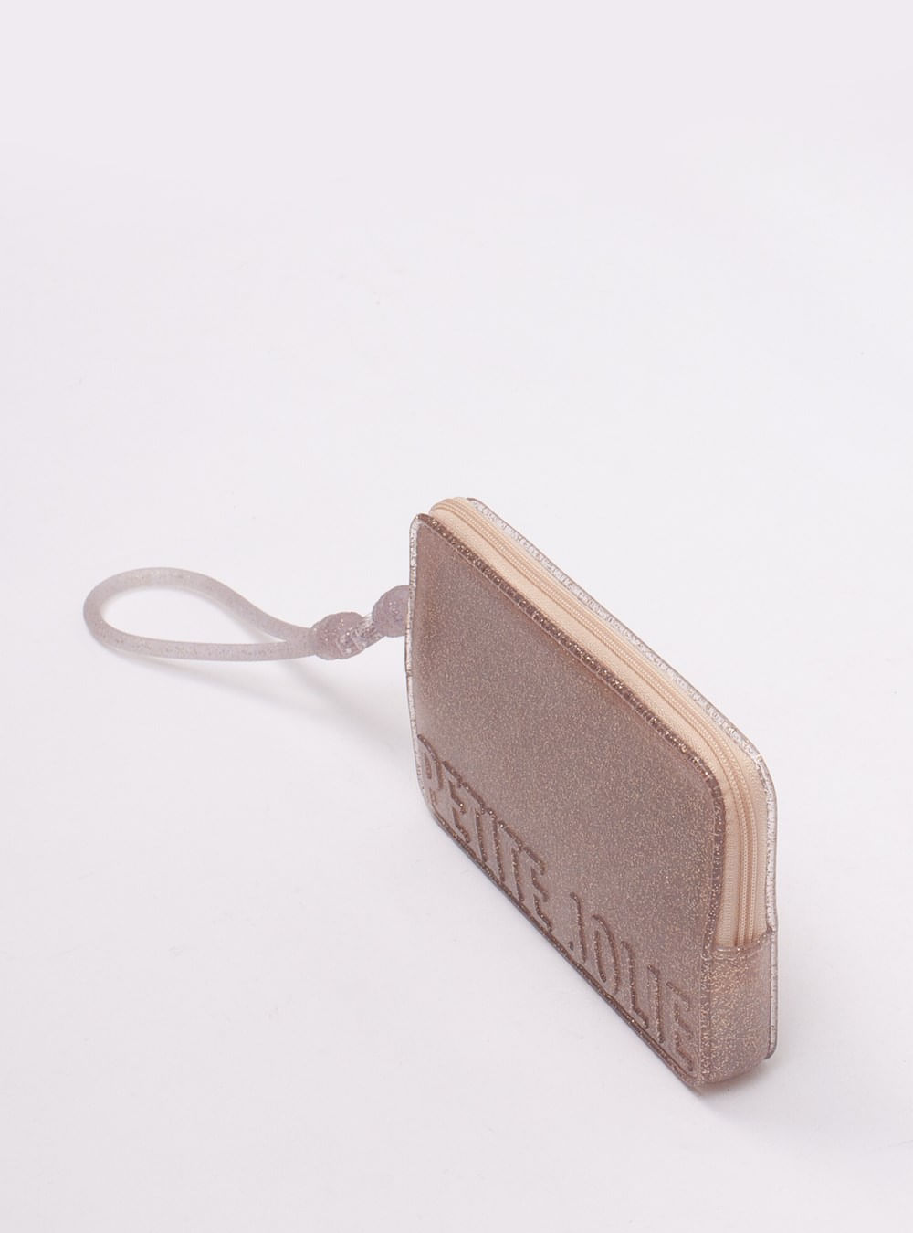 Carteira Petite Jolie Push Glitter Ouro Light PJ20167