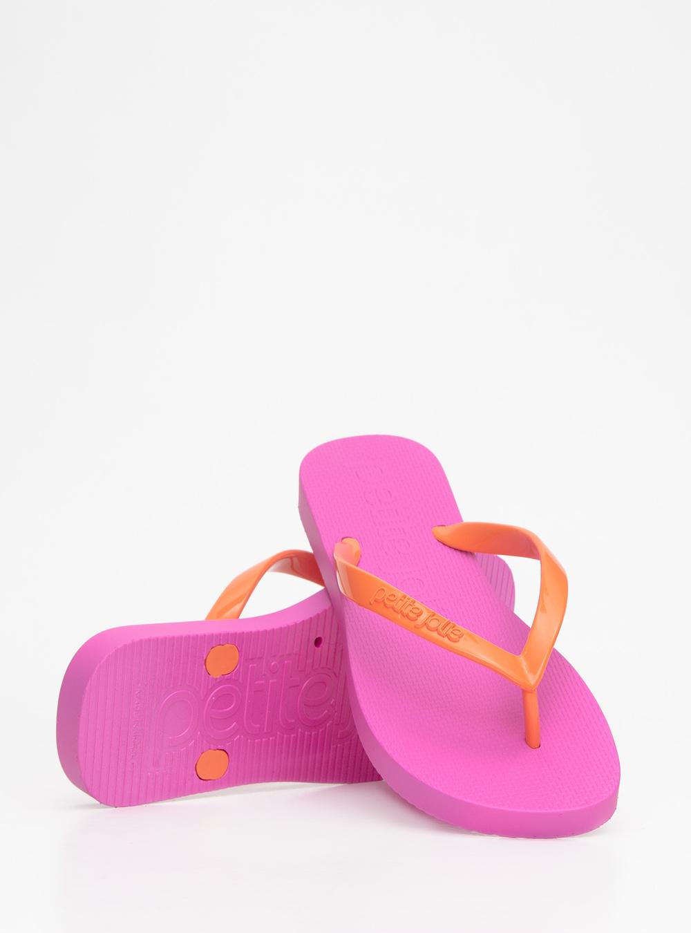Chinelo Petite Jolie Fresh Tangerina/Fúcsia PJ6901II