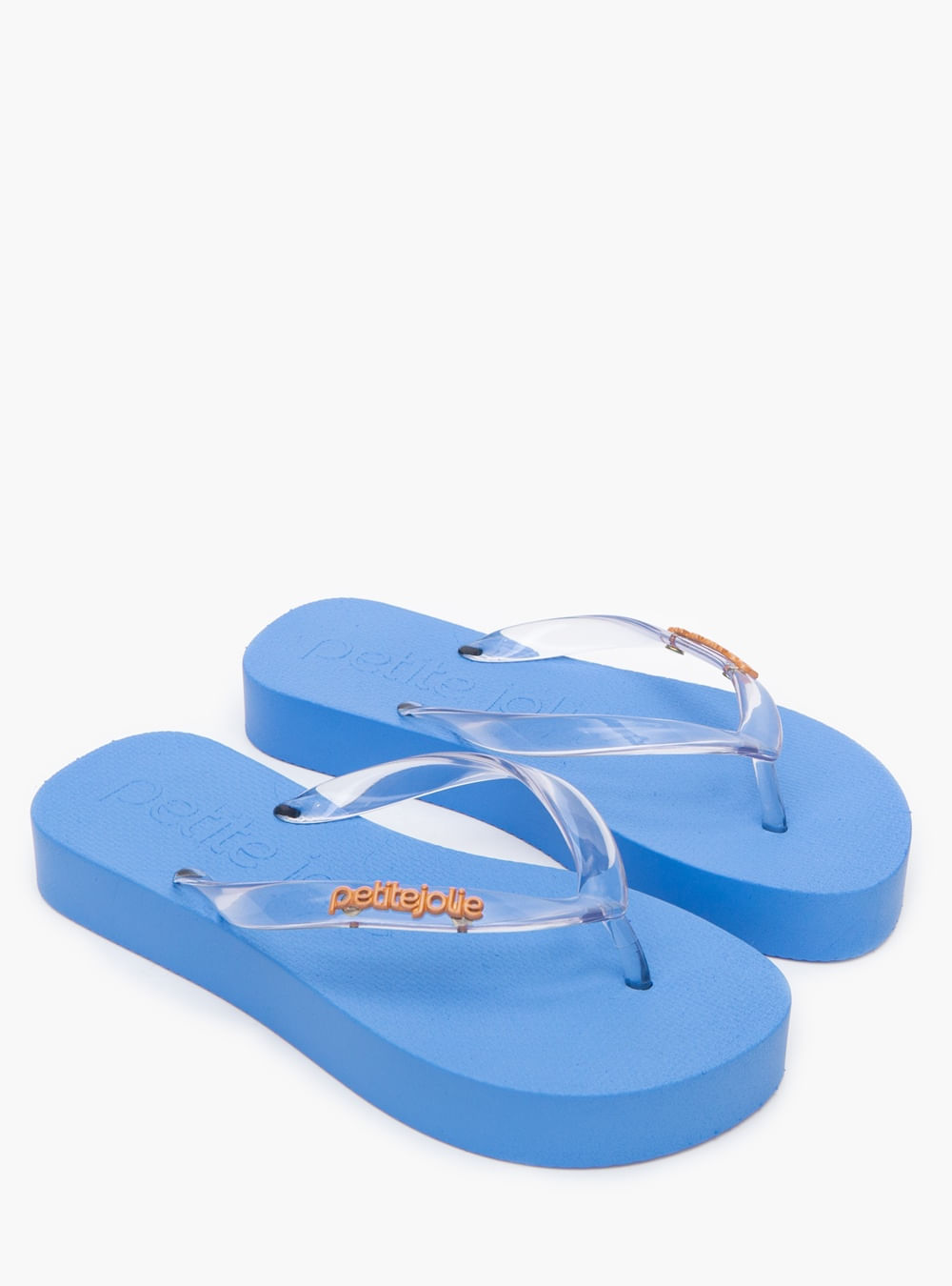 Chinelo Petite Jolie Fresh Up Translúcido/Blues PJ7321