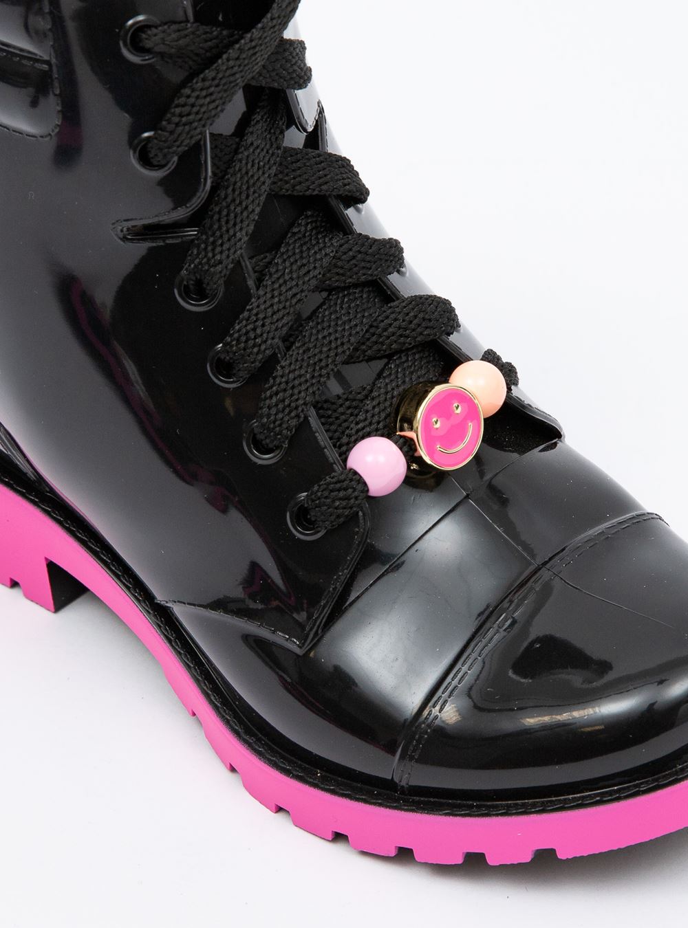 Bota Infantil Petite Jolie Iggy IN Preto/Sweet Pink PJ7211IN