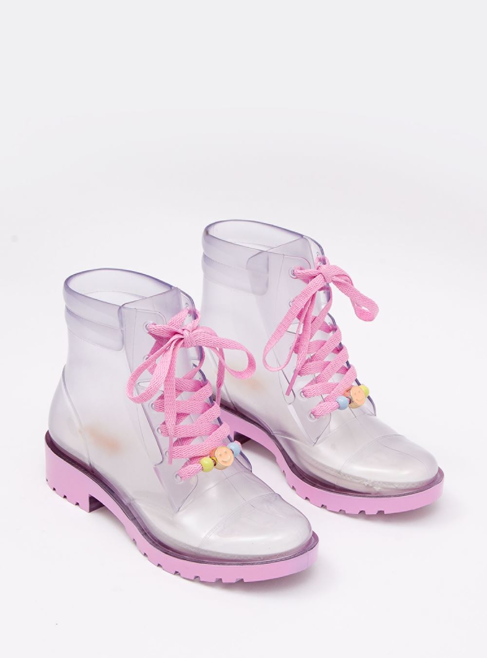 Bota Petite Jolie Iggy IN Translucido/Rosa Claro PJ7211IN