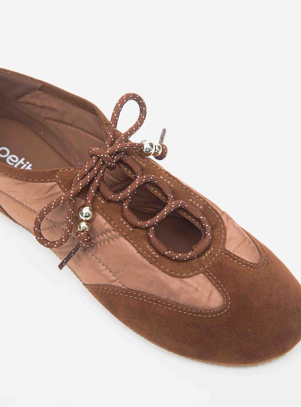 Tênis Petite Jolie Sneakerina Chocolate PJ7887