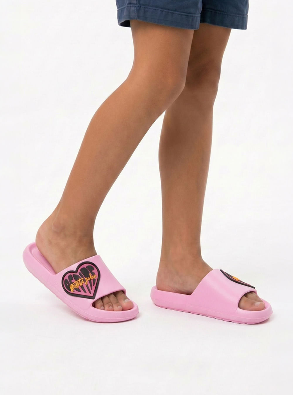 Chinelo Infantil Hug In Rosa Claro New PJ7882IN