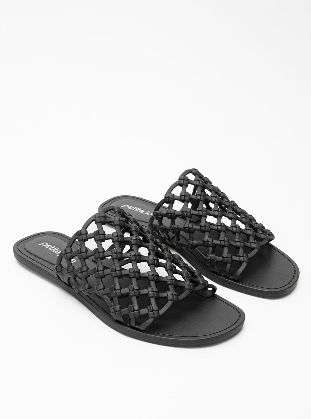 Chinelo Petite Jolie Lebon Flat Preto PJ7863