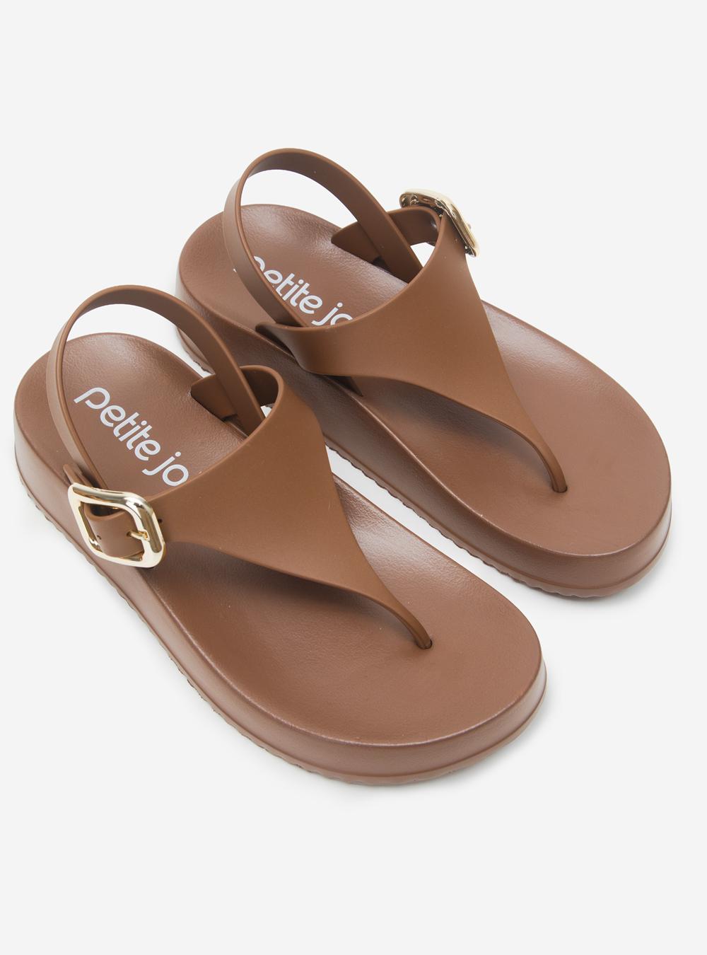 Sandália Petite Jolie Basic Sandal Chocolate PJ7909